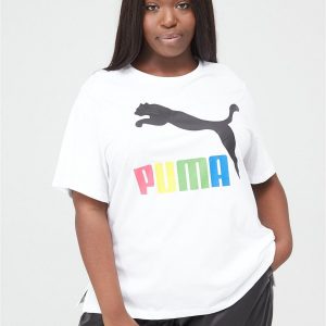 selling plus classics logo t shirt white 5efeea26f2208