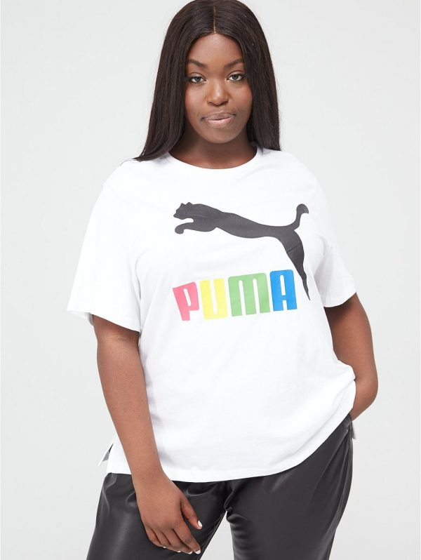 selling plus classics logo t shirt white 5efeea26f2208
