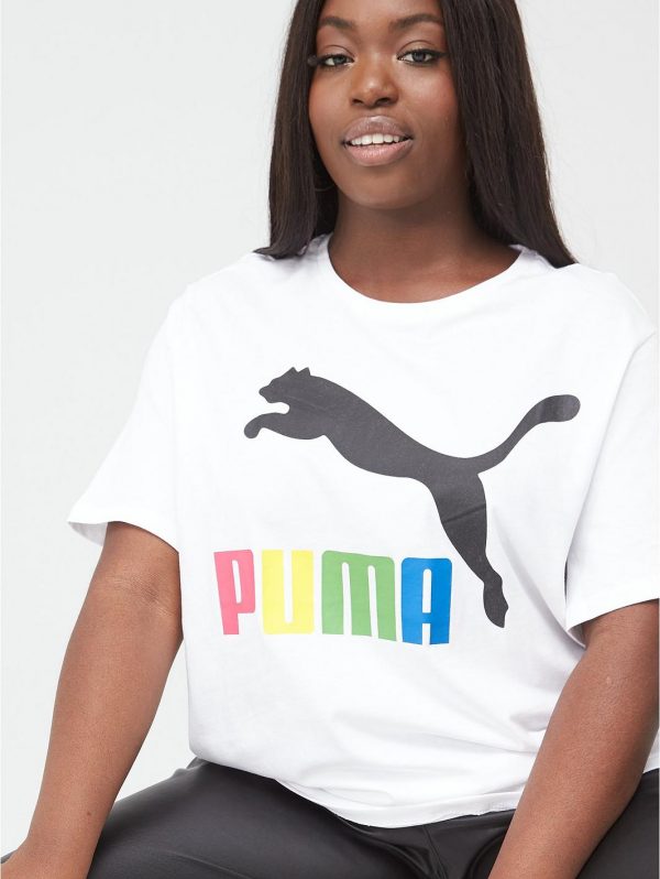 selling plus classics logo t shirt white 5efeea299c0b8