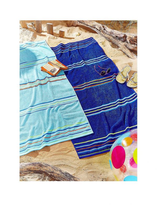 selling rainbow beach towel pair blue aqua 5efeec7c767c8