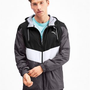 selling reactive woven jacket black 5efee91273393