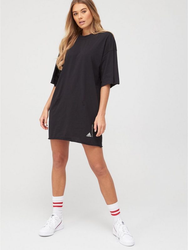 selling recycled cotton t shirt dress black 5efcbdc7f003b