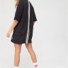 selling recycled cotton t shirt dress black 5efcbdc8dc52f