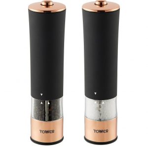selling rose gold electric salt and pepper mill black 5efc79a9a8646