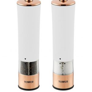 selling rose gold electric salt and pepper mill white 5efc78a0ae9e6