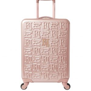 selling rosegold small hardshell suitcase 5f042db2b33fe