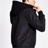 selling royce bomber with jersey removable hood black 5f228381c8fb9