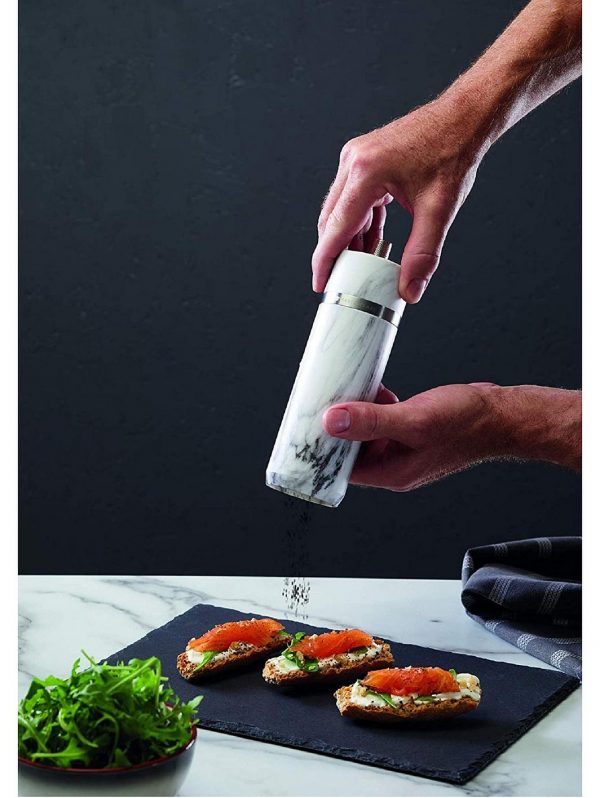 selling salt and pepper mill set marble 5f05b4789bd74