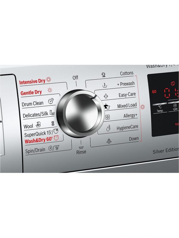 selling serie 6 wvg3047sgb 7kg wash 4kg dry 1500 spin washer dryer with varioperfect technology silver 5f0573dc71c2b