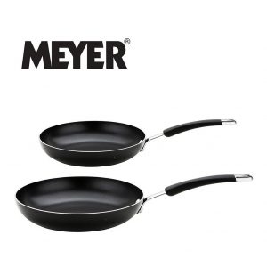 selling set of 2 aluminium frying pans black 5f05b58cbda18