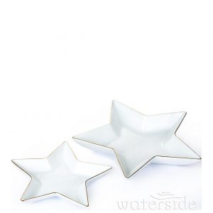 selling set of 2 gold band star plates 5efc79548e6e2