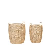 selling set of 2 paper rope baskets 5efeedac85216