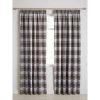selling shetland check faux wool pleated curtains 5f01962d79bee