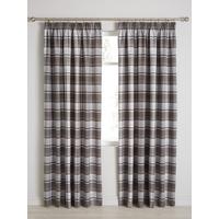 selling shetland check faux wool pleated curtains 5f01962d79bee