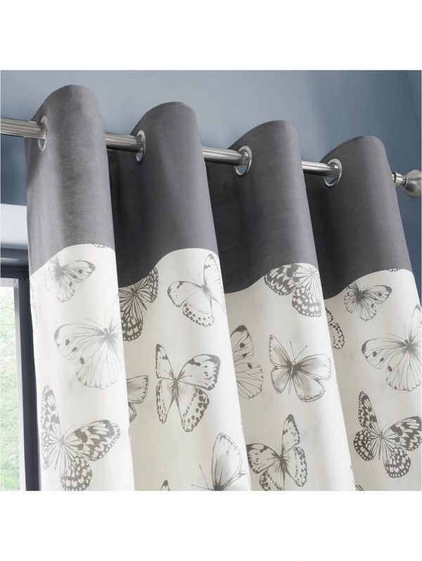 selling sibella butterfly eyelet curtains 5f0197bbb281c