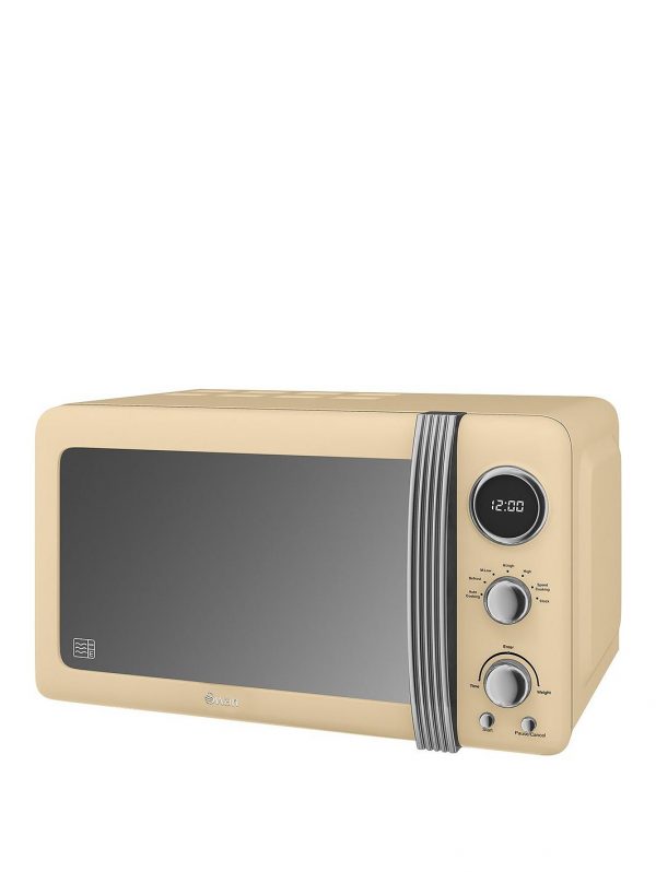 selling sm22030cn retro 20 litre digital microwave cream 5f0567688baa2