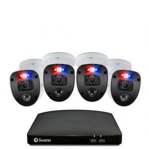 selling smart security cctv system 8 chl 1080p 1tb hdd dvr 4 x pro enforcer camera works with alexa google assistant swann security swdvk 846804sl eu 5f23ba599c058