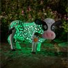 selling solar silhouette daisy cow garden ornament 5f2015c4a1549