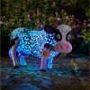 selling solar silhouette daisy cow garden ornament 5f2015c5626dd