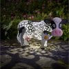 selling solar silhouette daisy cow garden ornament 5f2015c6d224d