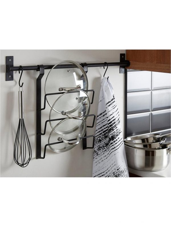 selling sorello hanging pan lid rack black 5f1d23c0aa939