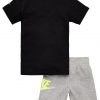 selling sportswear younger boys t shirt and french terry shorts set dark grey heather 5efee6939d31a