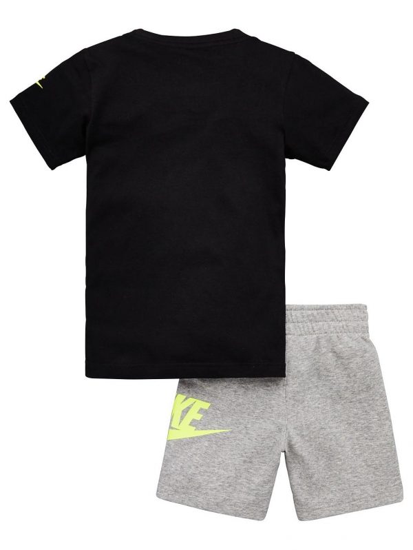 selling sportswear younger boys t shirt and french terry shorts set dark grey heather 5efee6939d31a
