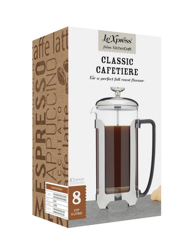 selling stainless steel 8 cup 1 litre cafetiere 5efc5b120c3a8