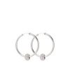 selling sterling silver 40mm crystal glitter slider hoops 5efc63cbc1541