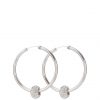 selling sterling silver 40mm crystal glitter slider hoops 5efc63cd9010c