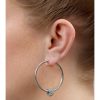 selling sterling silver 40mm crystal glitter slider hoops 5efc63ce3adc0