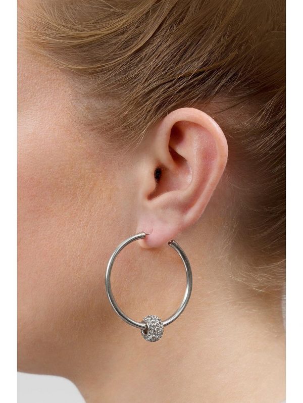 selling sterling silver 40mm crystal glitter slider hoops 5efc63ce3adc0