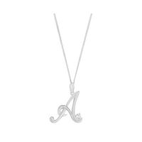 selling sterling silver cubic zirconia initial pendant 5f044c0d04061