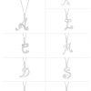 selling sterling silver cubic zirconia initial pendant 5f044c104cf6e
