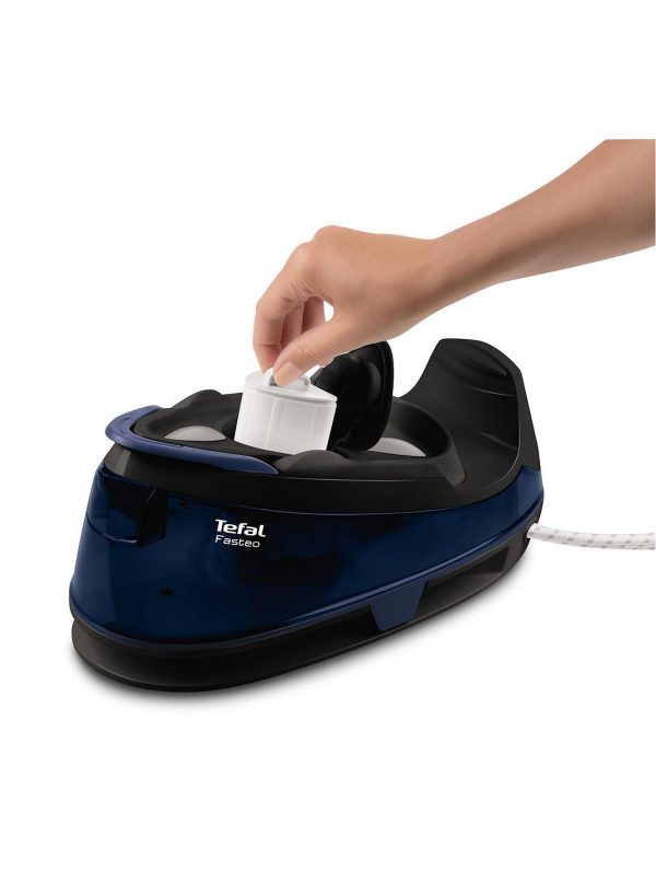selling sv6050g0 fasteo steam generator iron black and blue 5f06ba40e4ee4