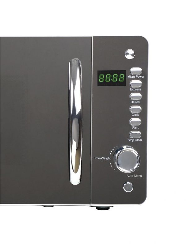 selling swan 20 litre digital microwave with mirror door silver white 5f0565c9e2edd