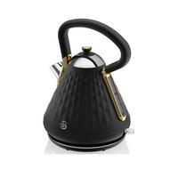 selling swan gatsby range 1 7 litre kettle black gold 5f06b6c8edc3a