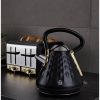 selling swan gatsby range 1 7 litre kettle black gold 5f06b6d066dbd