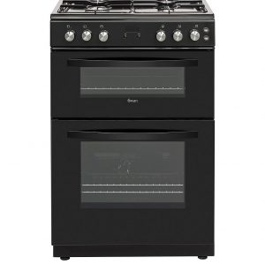 selling swan sx15862b 60cm double gas cooker black 5f081be609d39
