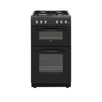 selling sx15871b 50cm wide twin cavity gas cooker black 5f081bdac06e0