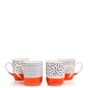 selling tangerine bone china set of 4 mugs 5efc583f97b85