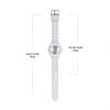 selling tikkers silver butterfly dial white silicone strap watch with purse and necklace kids gift set 5efed9e7da6a3