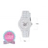 selling tikkers silver butterfly dial white silicone strap watch with purse and necklace kids gift set 5efed9ee47873
