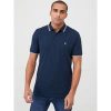 selling tipped pique polo navy 5efdda170e2be