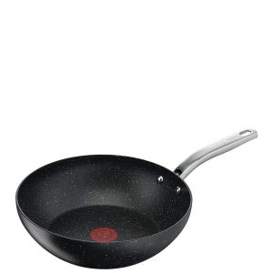 selling titanium excel 28cm wok pan with thermospot stone effect 5f05b74e628ce