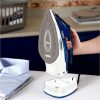 selling tower 2400w cord cordless steam iron blue 5f06b8fde6151