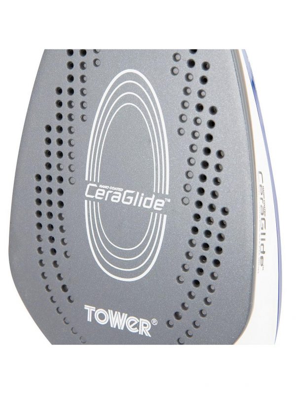 selling tower 2400w cord cordless steam iron blue 5f06b8fe8020f