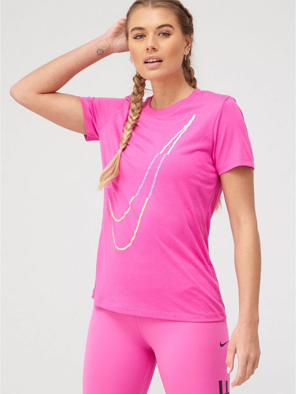 selling training icon clash dry t shirt pink 5efee5af71938