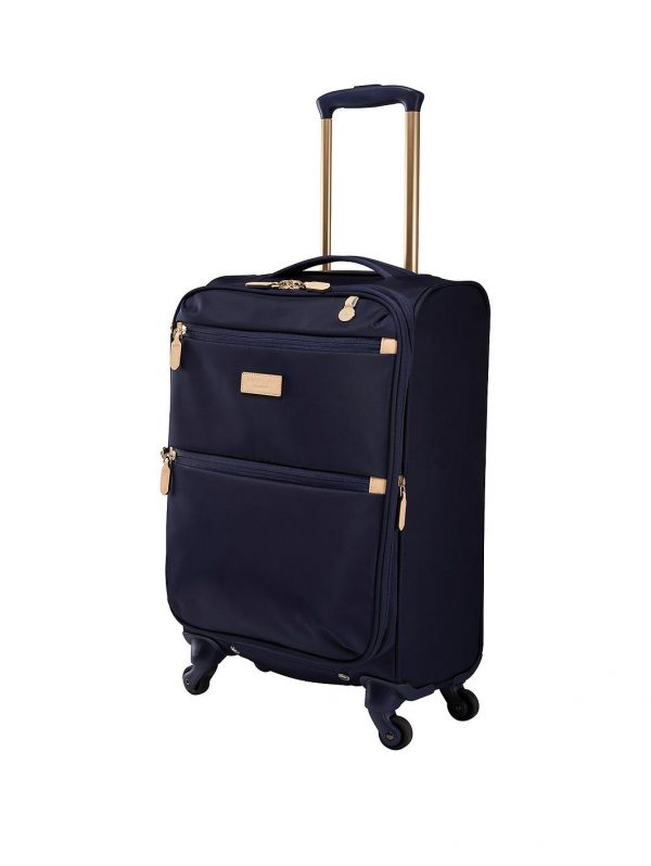 selling travelel essentialentials small 4 wheel suitcase ink 5f0821d858fe3
