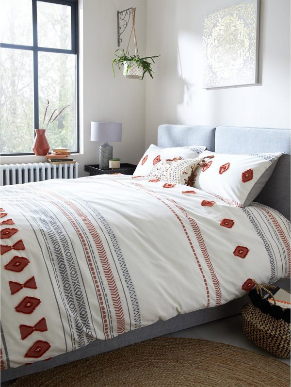 selling tulum tufted jacquard duvet cover set 5efeeff6a83c0